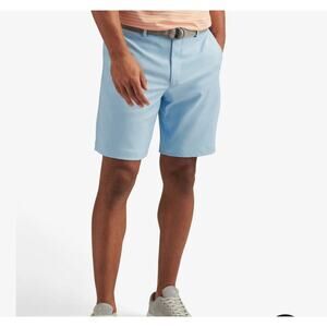 Peter Millar Men’s Performance Golf Shorts Blue Size 38